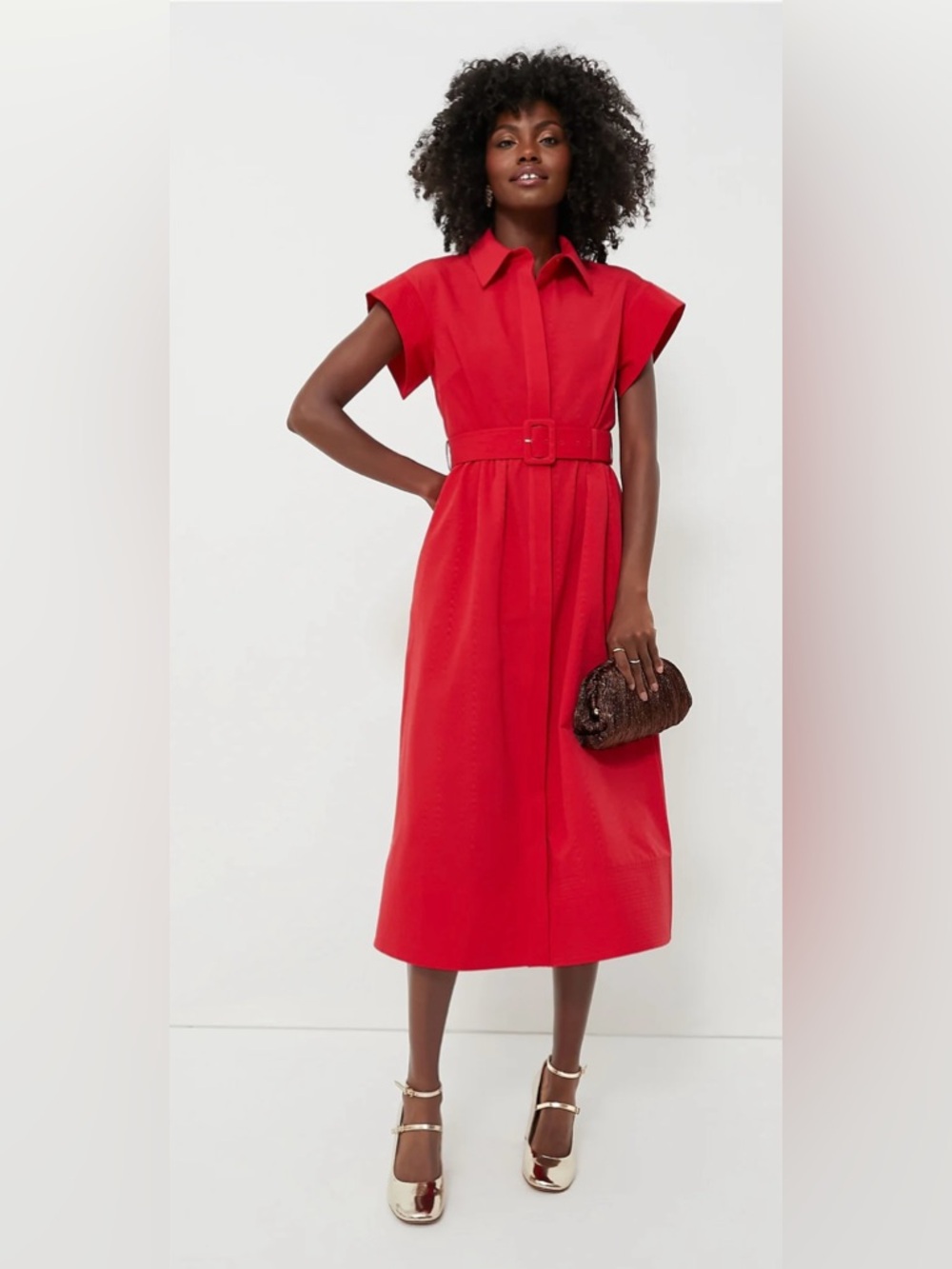 Tuckernuck, Chloe red dress, size L.